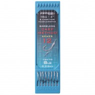 Carlige legate Drennan - Hooklength Plate 4" Carp Method Spike Nr. 12